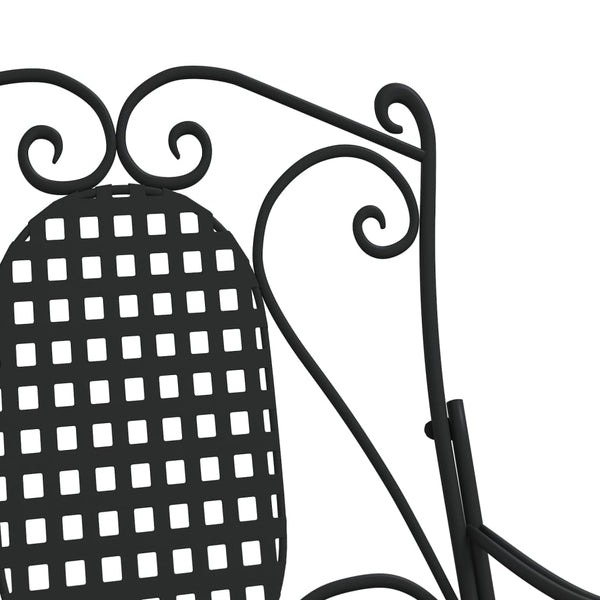 Keinupenkki 84 cm musta teräs