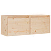 Seinäkaapit 2 kpl 45x30x35 cm täysi mänty