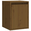 Seinäkaapit 2 kpl hunajanruskea 30x30x40 cm täysi mänty
