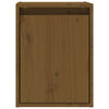 Seinäkaapit 2 kpl hunajanruskea 30x30x40 cm täysi mänty