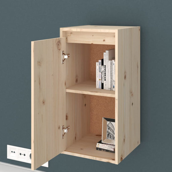 Seinäkaapit 2 kpl 30x30x60 cm täysi mänty