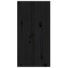 Seinäkaapit 2 kpl musta 30x30x60 cm täysi mänty