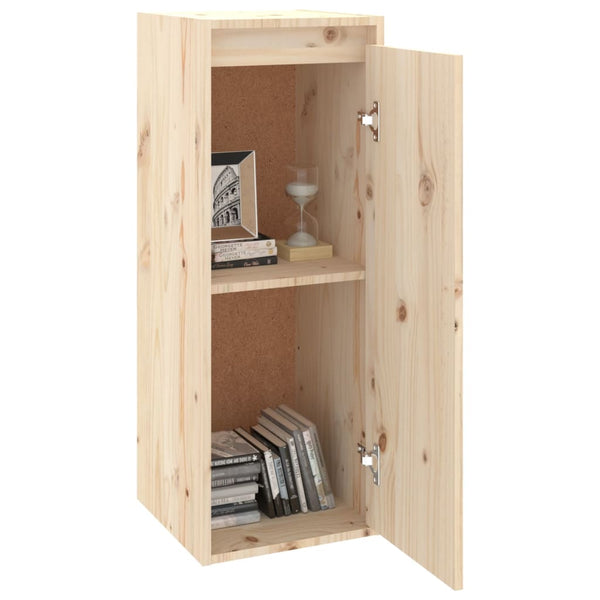Seinäkaapit 2 kpl 30x30x80 cm täysi mänty
