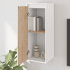 Seinäkaapit 2 kpl valkoinen 30x30x80 cm täysi mänty