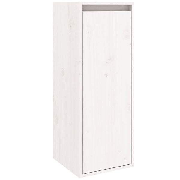 Seinäkaapit 2 kpl valkoinen 30x30x80 cm täysi mänty