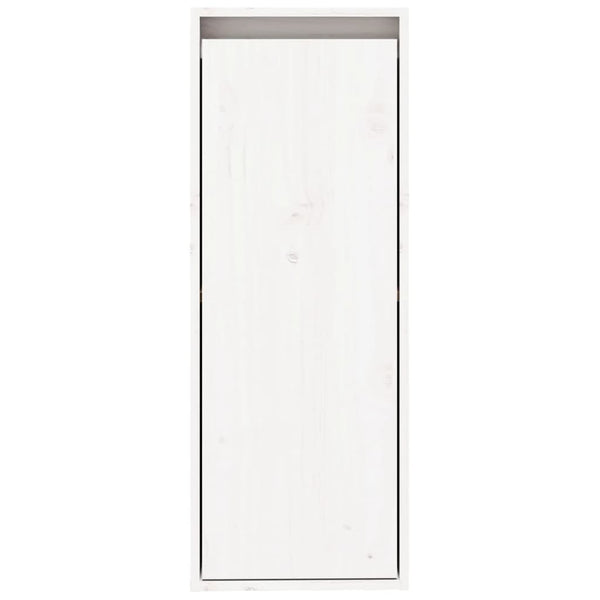 Seinäkaapit 2 kpl valkoinen 30x30x80 cm täysi mänty