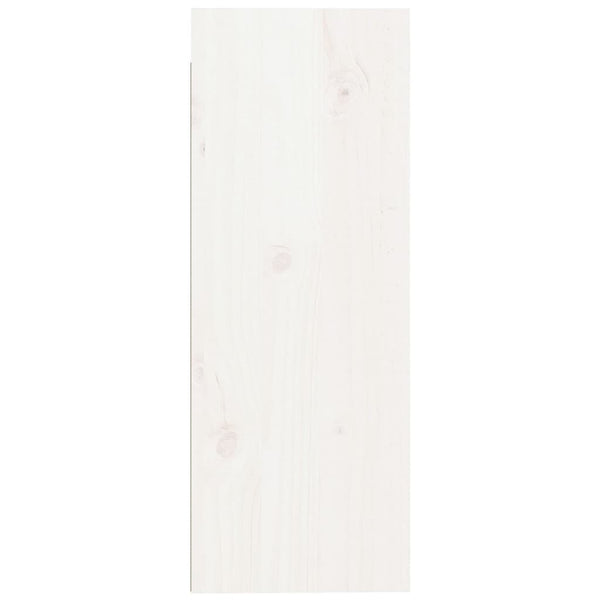 Seinäkaapit 2 kpl valkoinen 30x30x80 cm täysi mänty