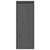 Seinäkaapit 2 kpl harmaa 30x30x80 cm täysi mänty