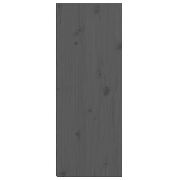 Seinäkaapit 2 kpl harmaa 30x30x80 cm täysi mänty