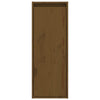 Seinäkaapit 2 kpl hunajanruskea 30x30x80 cm täysi mänty