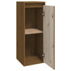 Seinäkaapit 2 kpl hunajanruskea 30x30x80 cm täysi mänty