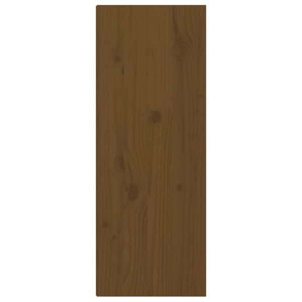 Seinäkaapit 2 kpl hunajanruskea 30x30x80 cm täysi mänty