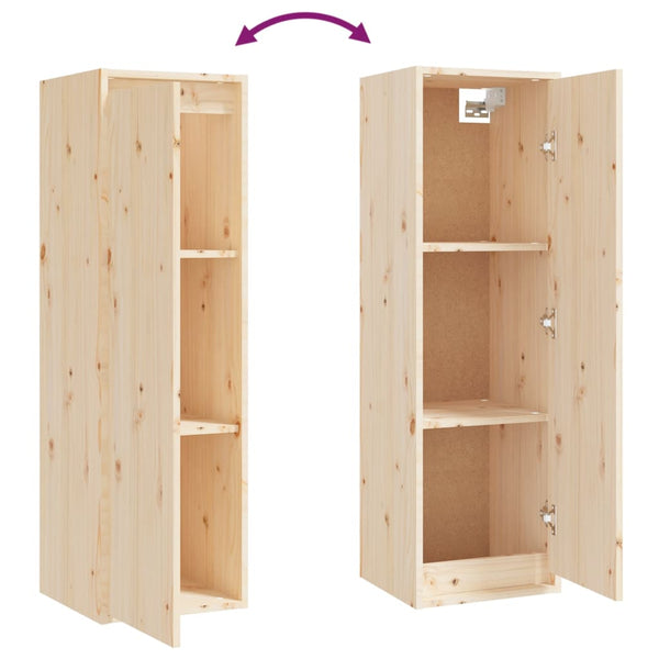 Seinäkaapit 2 kpl 30x30x100 cm täysi mänty