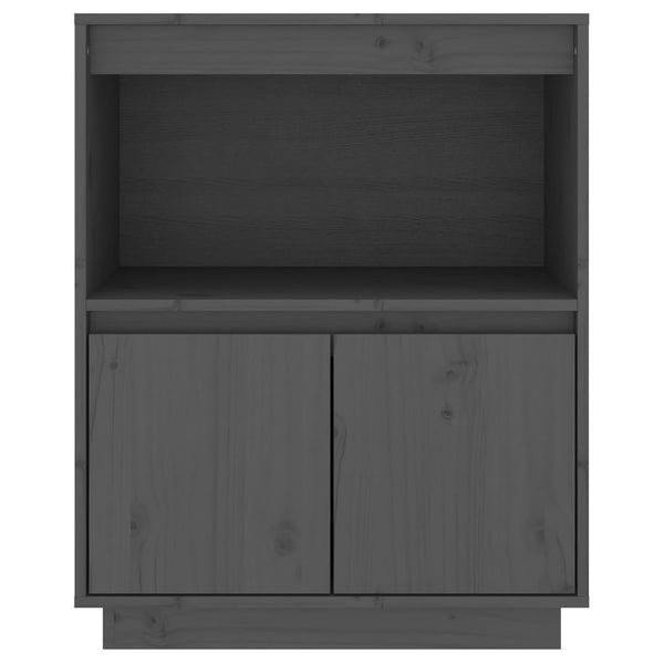 Senkki harmaa 60x34x75 cm täysi mänty