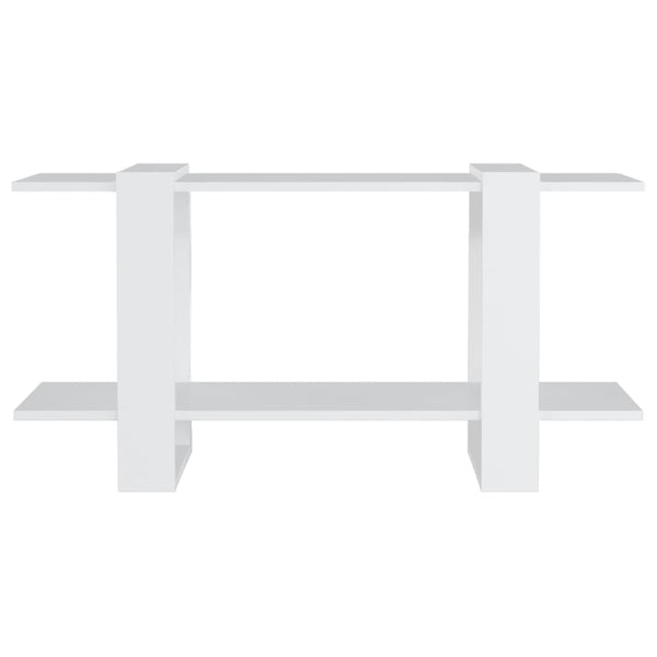 Kirjahylly valkoinen 100x30x51 cm tekninen puu