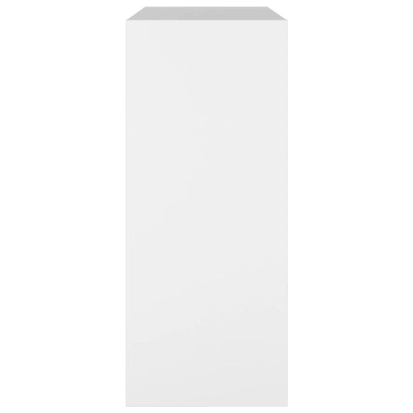 Kirjahylly/tilanjakaja valkoinen 80x30x72 cm