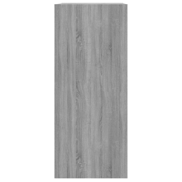 Kirjahylly/tilanjakaja harmaa Sonoma 40x30x72 cm