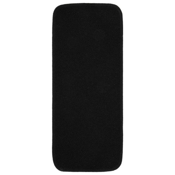 Liukumattomat porrasmatot 15 kpl 60x25 cm musta suorakaide