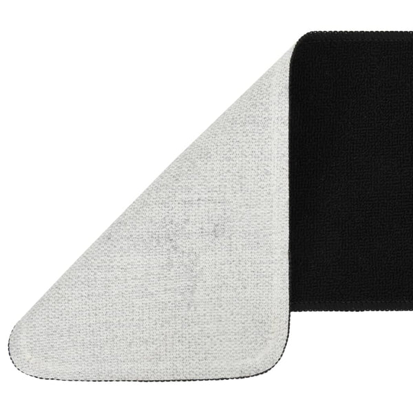 Liukumattomat porrasmatot 15 kpl 75x20 cm musta suorakaide