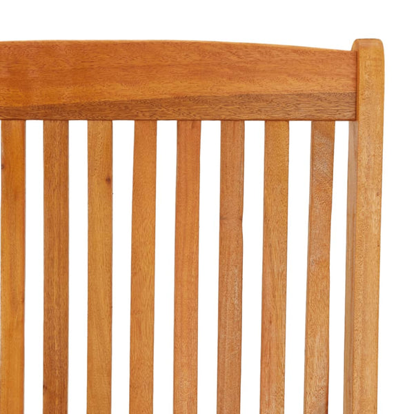 Kokoontaitettavat puutarhatuolit 2 kpl täysi eukalyptuspuu