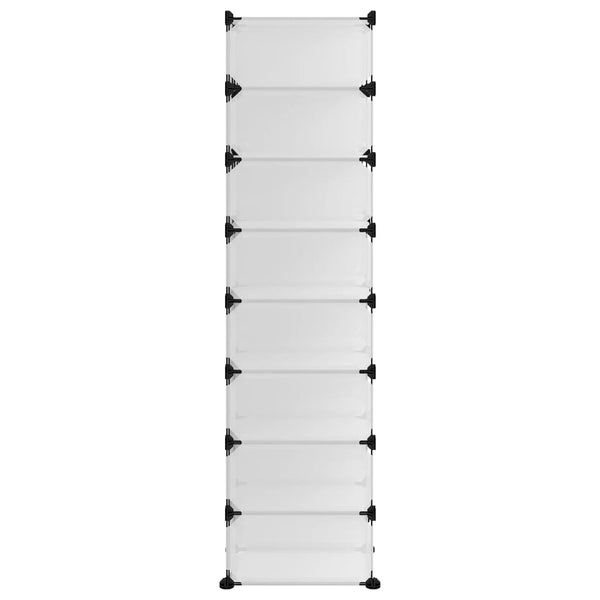 Kenkäteline läpinäkyvä 93x36,5x140 cm PP