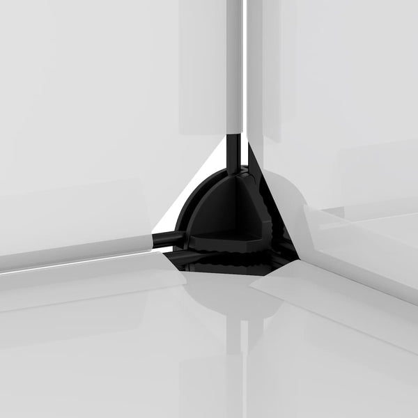 Kenkäteline läpinäkyvä 44x31,5x153,5 cm PP