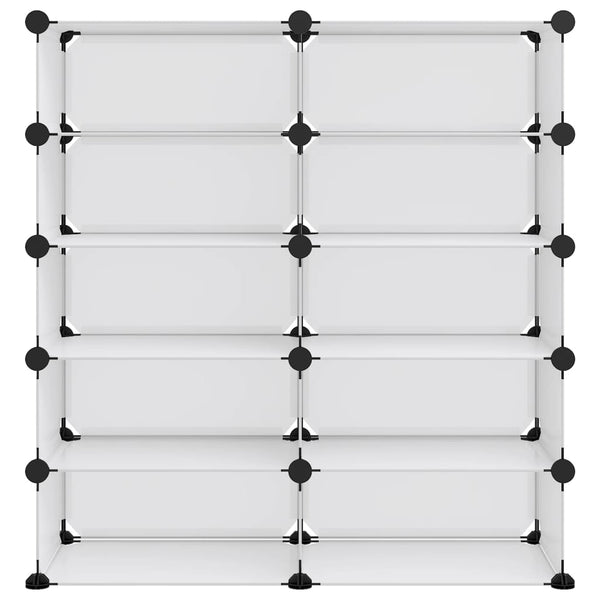 Kenkäteline läpinäkyvä 84x32x88,5 cm PP