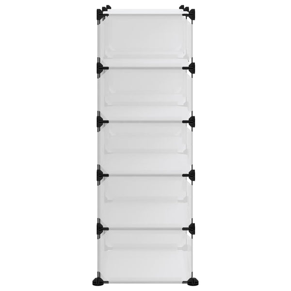 Kenkäteline läpinäkyvä 84x32x88,5 cm PP