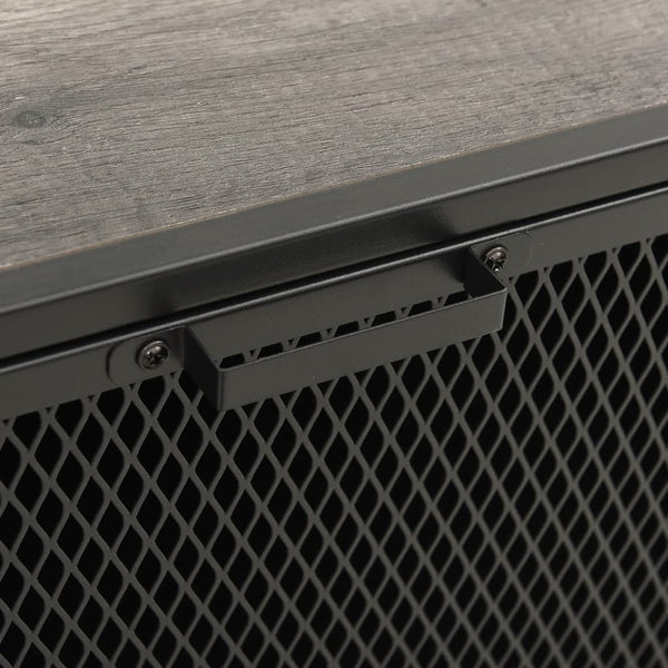 Säilytyskaapit 2 kpl harmaa 72x36x82 cm metalli ja MDF