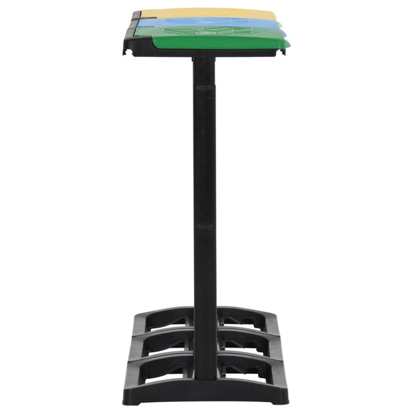 Roskapussitelineet kannella 240-330 l monivärinen PP