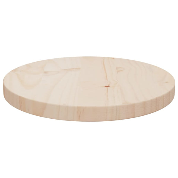 Pöytälevy Ø30x2,5 cm täysi mänty
