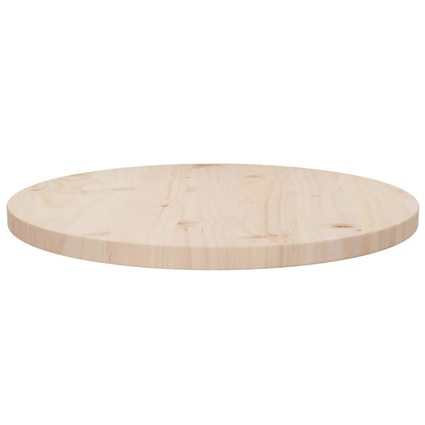 Pöytälevy Ø50x2,5 cm täysi mänty