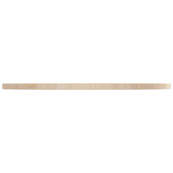 Pöytälevy Ø80x2,5 cm täysi mänty