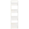 Kirjahylly/tilanjakaja valkoinen 60x35x125 cm täysi mänty