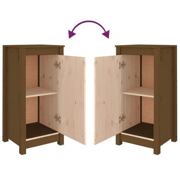 Senkki hunajanruskea 40x35x80 cm täysi mänty