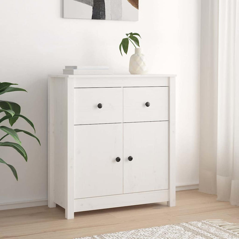 Senkki valkoinen 70x35x80 cm täysi mänty
