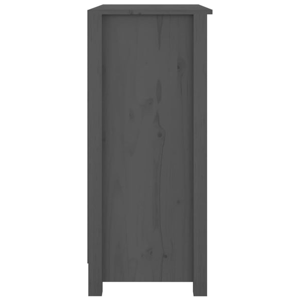 Senkki harmaa 70x35x80 cm täysi mänty