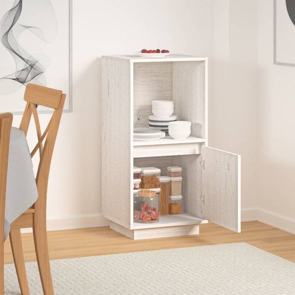 Senkki valkoinen 38x35x80 cm täysi mänty