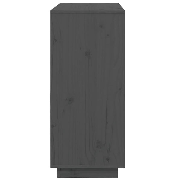 Senkki harmaa 74x35x80 cm täysi mänty