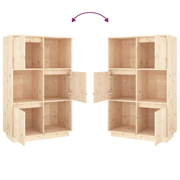 Kaappi 74x35x117 cm täysi mänty