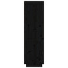 Kaappi musta 74x35x117 cm täysi mänty