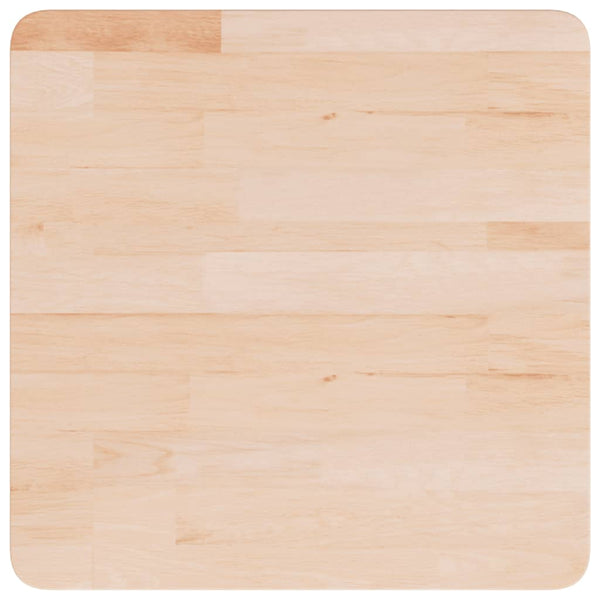 Neliönmuotoinen pöytälevy 50x50x1,5 cm täysi tammi