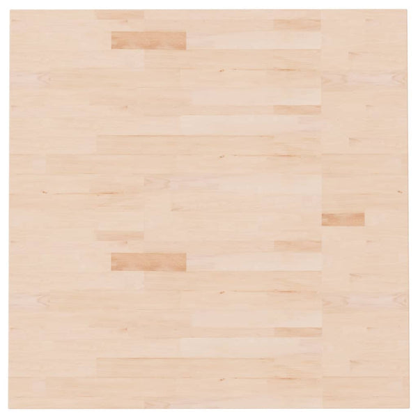Neliönmuotoinen pöytälevy 90x90x1,5 cm käsittelemätön tammi