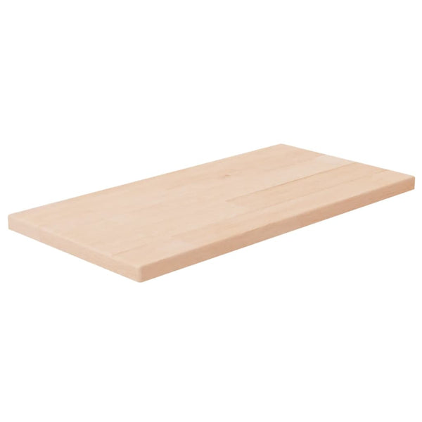 Hyllylevy 40x20x1,5 cm käsittelemätön täysi tammi