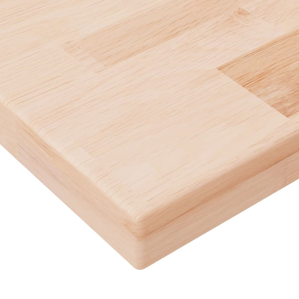 Hyllylevy 80x20x2,5 cm käsittelemätön täysi tammi