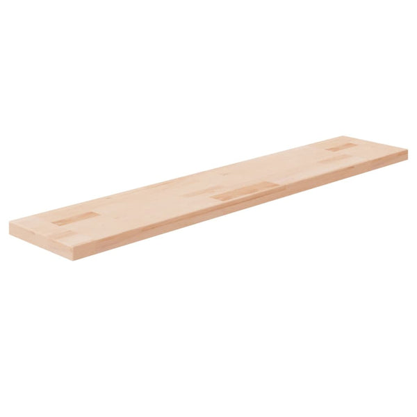 Hyllylevy 100x20x2,5 cm käsittelemätön täysi tammi