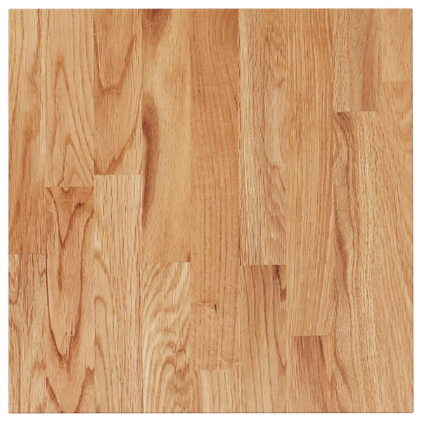 Pöytälevy neliö vaaleanruskea 50x50x1,5 cm käsitelty täystammi