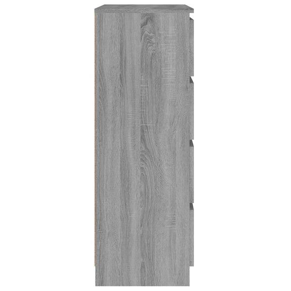 Senkki harmaa Sonoma 60x35x98,5 cm tekninen puu