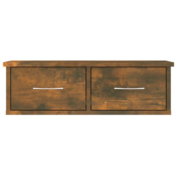 TV-seinäkaappi savutammi 60x26x18,5 cm tekninen puu
