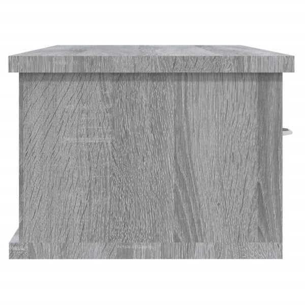 TV-seinäkaappi harmaa Sonoma 88x26x18,5 cm tekninen puu